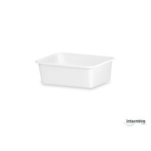 VASCHETTE PATATINE PLASTICA BIANCA