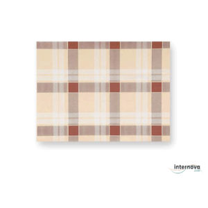TOVAGLIETTA 30X40 SCOZZESE CREMA BORDEAUX