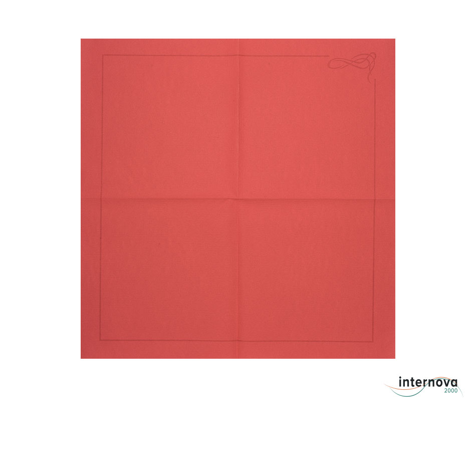 TOVAGLIOLI-AIRLAID-ELEGANCE-ROSSI-40X40 TOVAGLIOLI AIRLAID ELEGANCE ROSSI 40X40